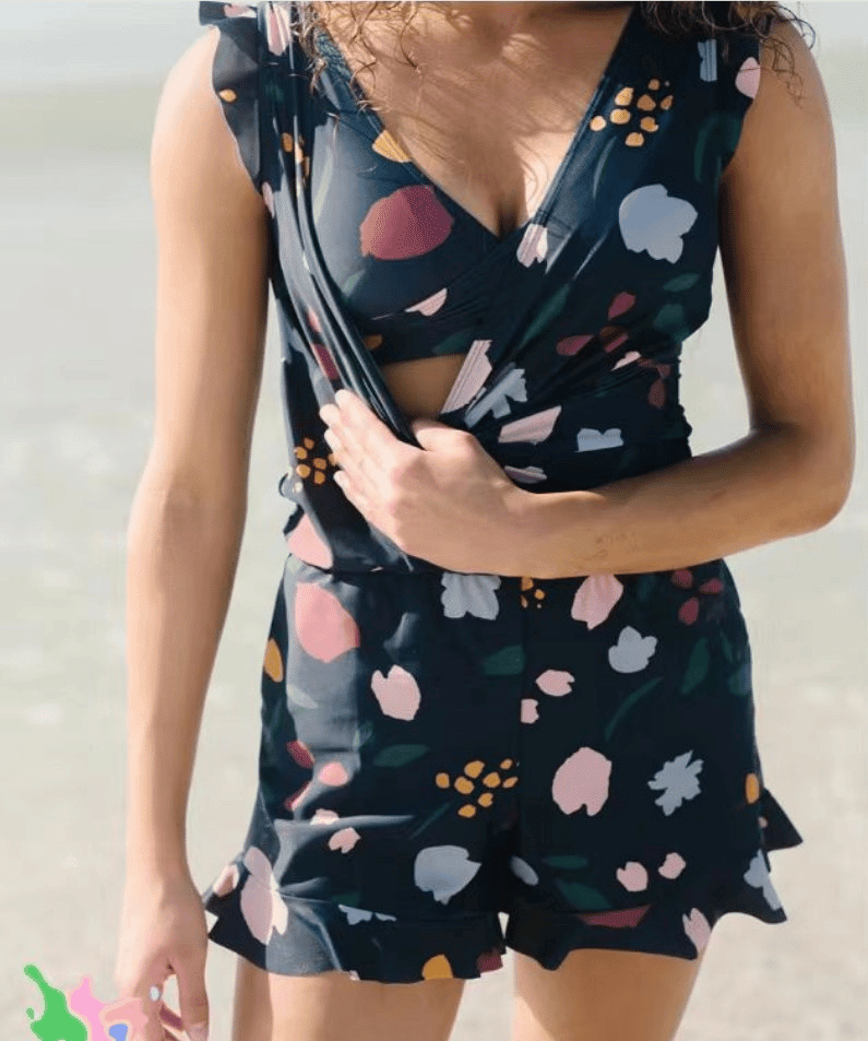 Miss | Badpak Dames Zomer Ruches - Polyester - Miss Madera MIS-987VAA