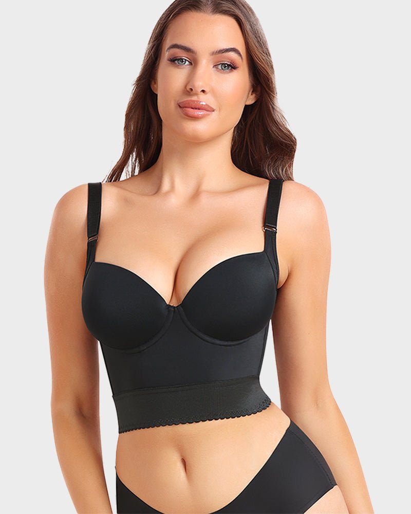 Miss | BH Dames Longline Push-up - Polyamide - Miss Madera MIS-6AB1A9