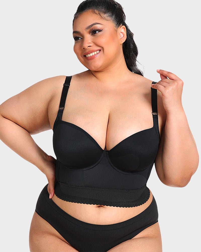 Miss | BH Dames Longline Push-up - Polyamide - Miss Madera MIS-6AB1A9
