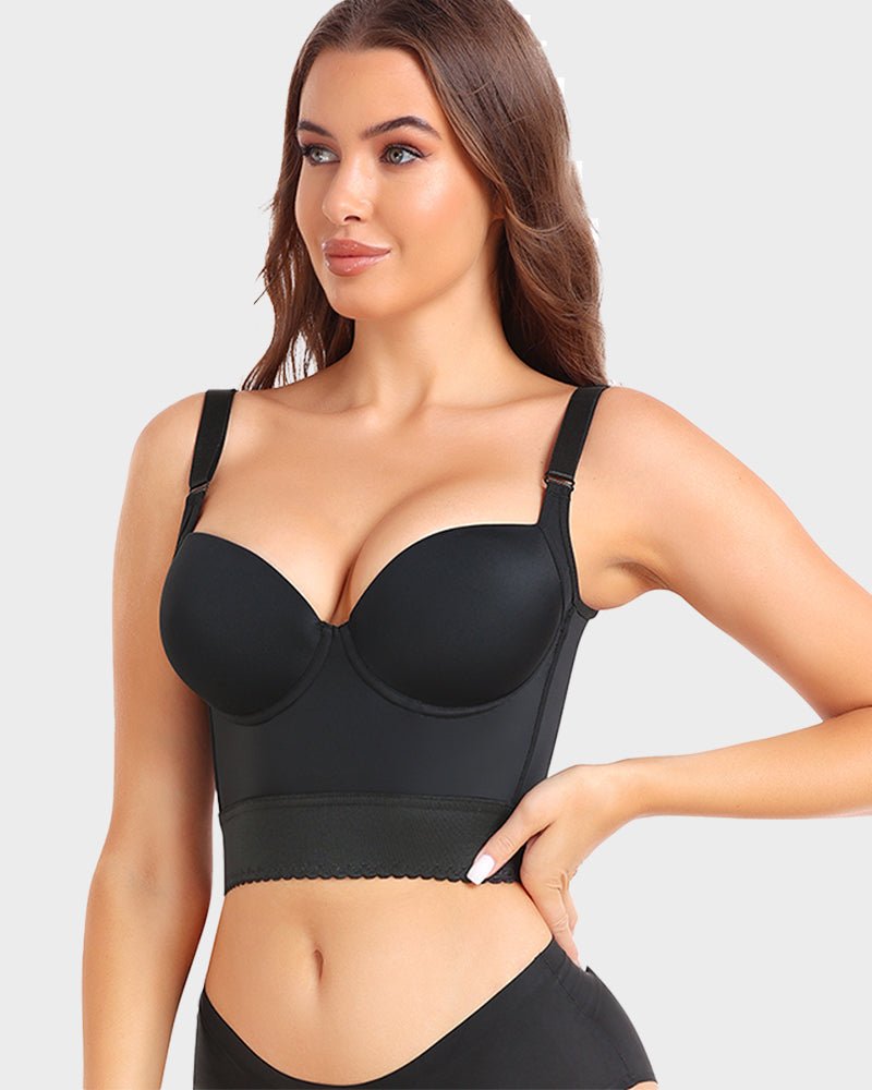 Miss | BH Dames Longline Push-up - Polyamide - Miss Madera MIS-6AB1A9