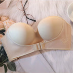 Strapless BH Dames Push-Up Verstevigde Cups Siliconen Rand - Miss Madera MIS-741B17