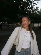 Miss | Blazer Dames Bomber Kort - Polyester - Miss Madera MIS-YIOGV0