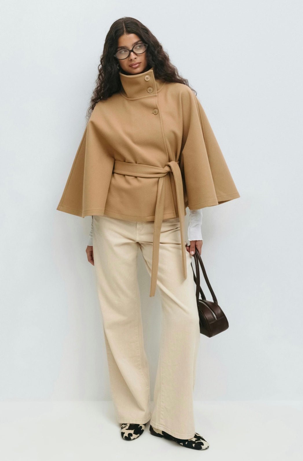 Miss | Blazer Dames Cape Loose Fit Batwing - Viscose - Miss Madera MIS-IOIY7N