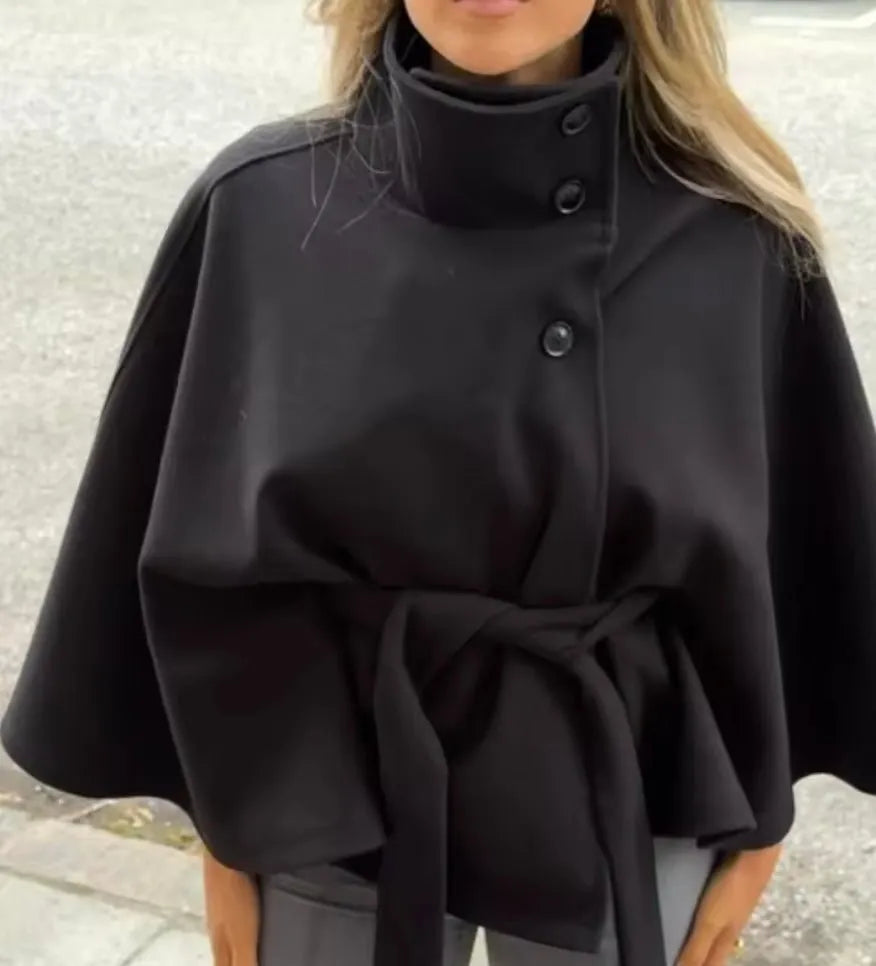 Miss | Blazer Dames Cape Loose Fit Batwing - Viscose - Miss Madera MIS-SPH1ZC