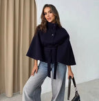Miss | Blazer Dames Cape Loose Fit Batwing - Viscose - Miss Madera MIS-IOIY7N