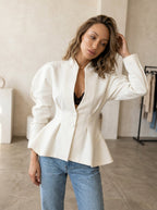 Miss | Blazer Dames Casual - Polyester - Miss Madera