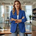 Miss | Blazer Dames Casual - Polyester/viscose blend - Miss Madera