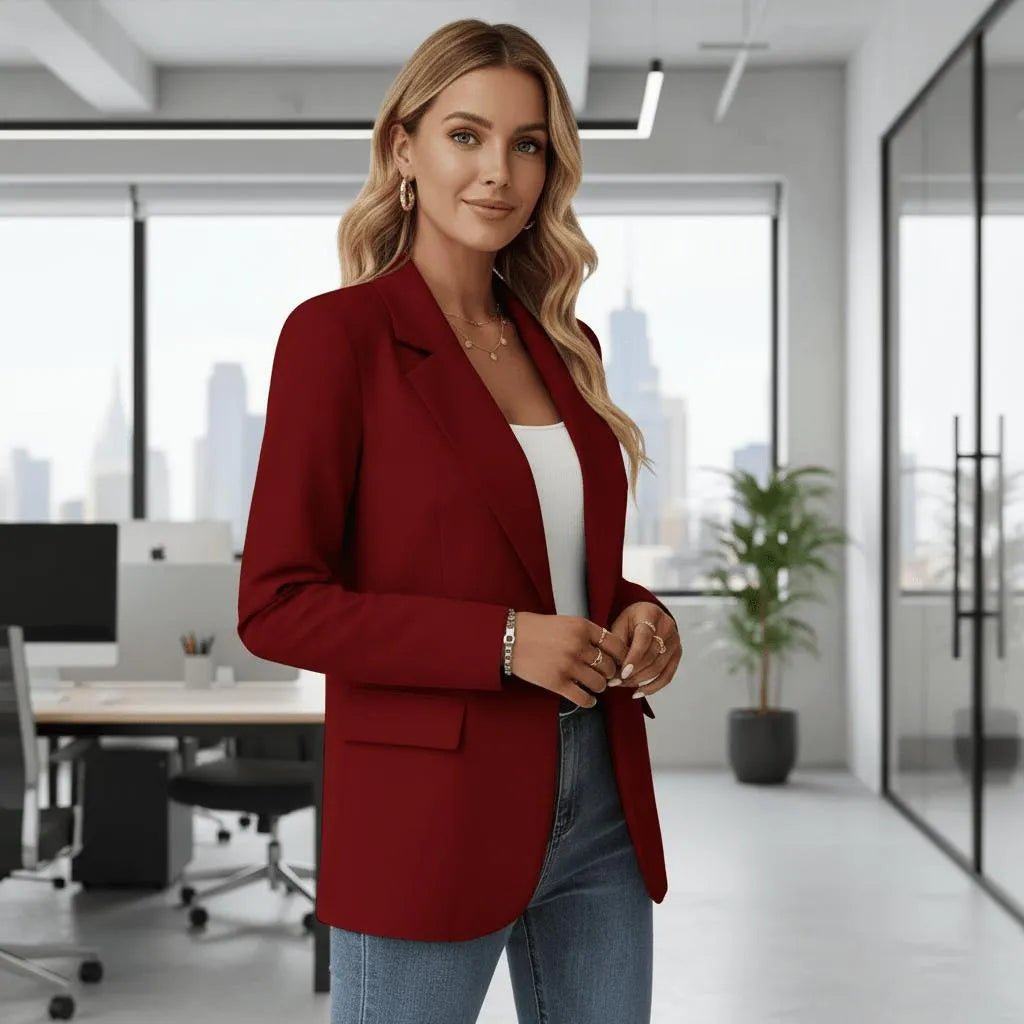 Miss | Blazer Dames Casual - Polyester/viscose blend - Miss Madera