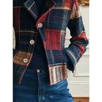 Miss | Blazer Dames Cropped Ruit Vintage Eén-Knoop - Miss Madera MIS-3Q2GMK