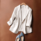 Miss | Blazer Dames Elegant - Linnen - Miss Madera