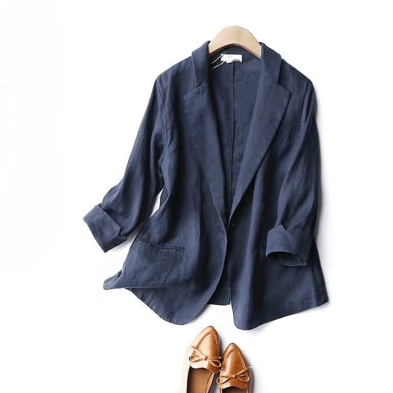 Miss | Blazer Dames Elegant - Linnen - Miss Madera