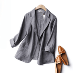 Miss | Blazer Dames Elegant - Linnen - Miss Madera