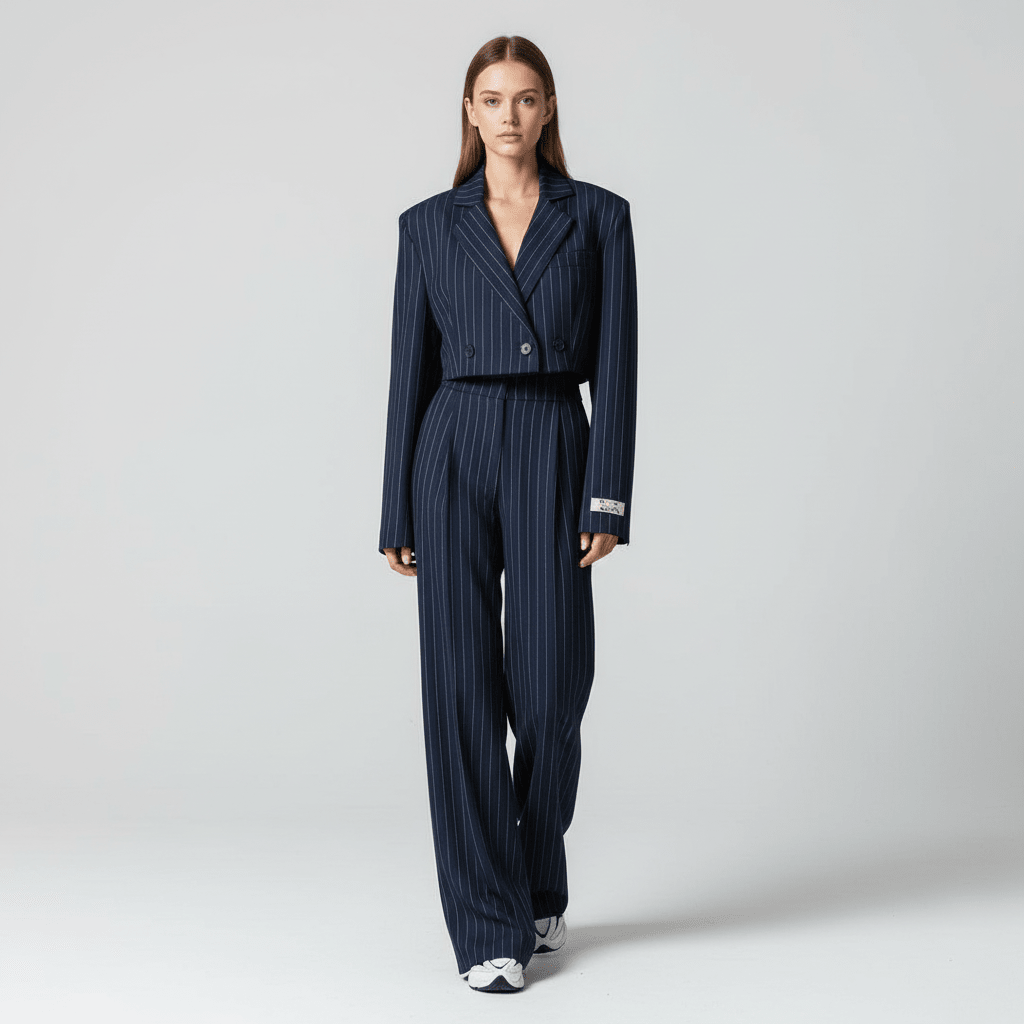 Miss | Blazer Dames Gestreept Klassiek - Polyester - Miss Madera MIS-NC3AYQ
