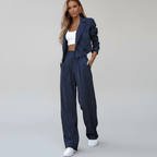 Miss | Blazer Dames Gestreept Klassiek - Polyester - Miss Madera MIS-NC3AYQ