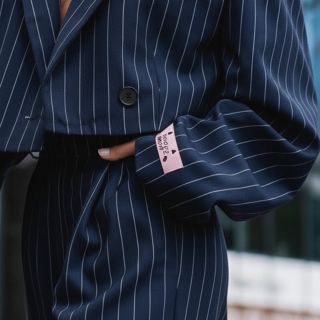 Miss | Blazer Dames Gestreept Klassiek - Polyester - Miss Madera MIS-NC3AYQ