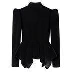 Miss | Blazer Dames Getailleerd Staande Kraag Cut-Out - Fluweel - Miss Madera MIS-2DR2Z8