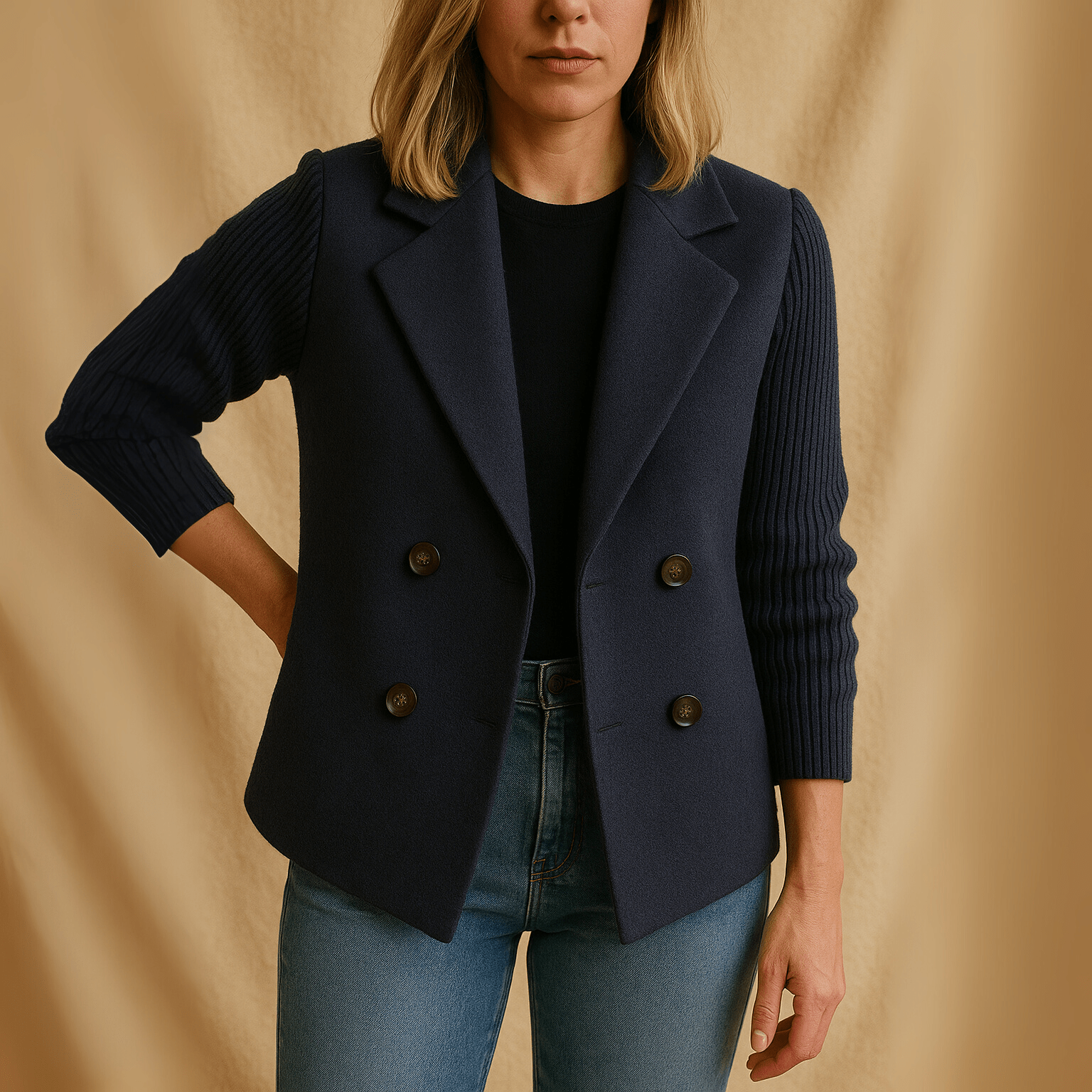 Miss | Blazer Dames Herfst Loose Fit - Polyester - Miss Madera MIS-CNB1Q4