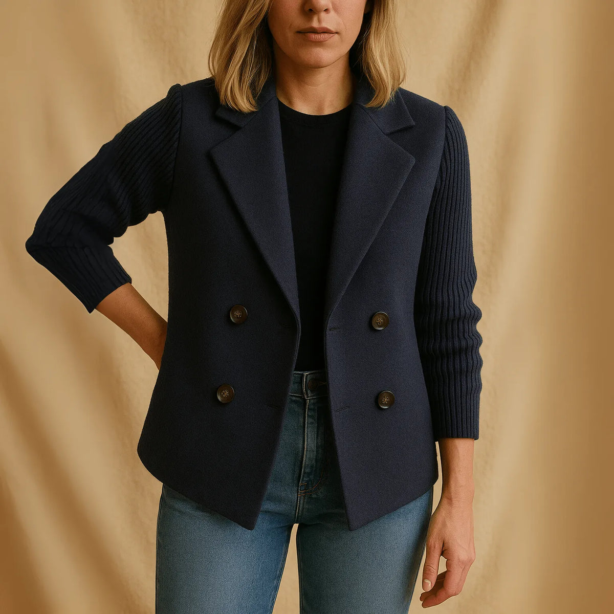 Miss | Blazer Dames Herfst Loose Fit - Polyester - Miss Madera MIS-CNB1Q4
