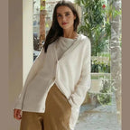 Miss | Blazer Dames Herfst/Winter Oversized Open - Wolmix - Miss Madera MIS-7NEPXU