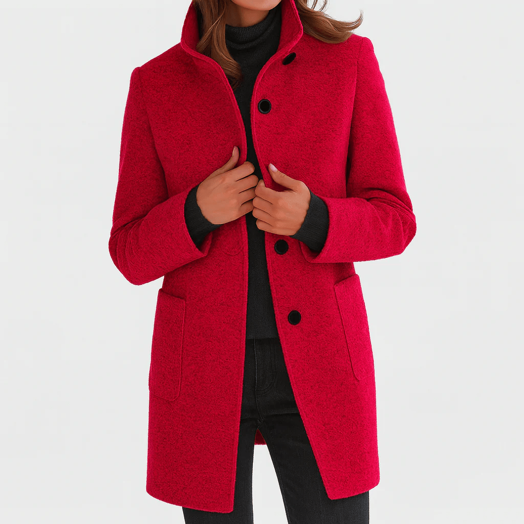 Miss | Blazer Dames Herfst/Winter Straight Fit - Wolmix - Miss Madera MIS-RQTKGI