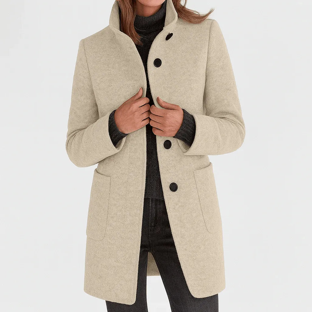Miss | Blazer Dames Herfst/Winter Straight Fit - Wolmix - Miss Madera MIS-9F8A24