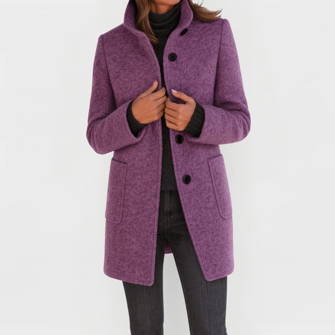 Miss | Blazer Dames Herfst/Winter Straight Fit - Wolmix - Miss Madera MIS-CYPJ3M