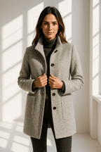 Miss | Blazer Dames Herfst/Winter Straight Fit - Wolmix - Miss Madera MIS-OQ8E1M
