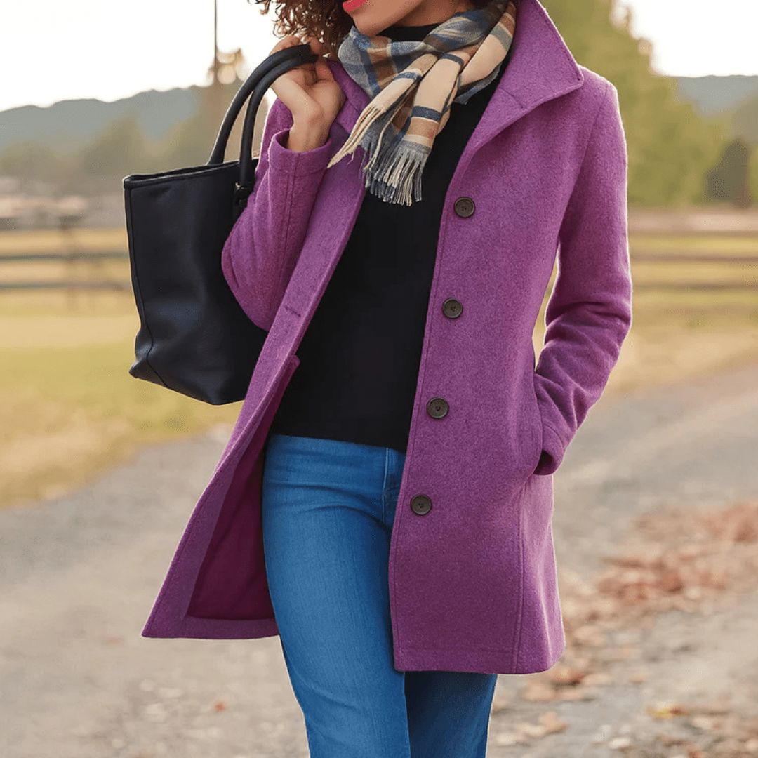 Miss | Blazer Dames Herfst/Winter Straight - Geweven Stof - Miss Madera MIS-0VWJ9B