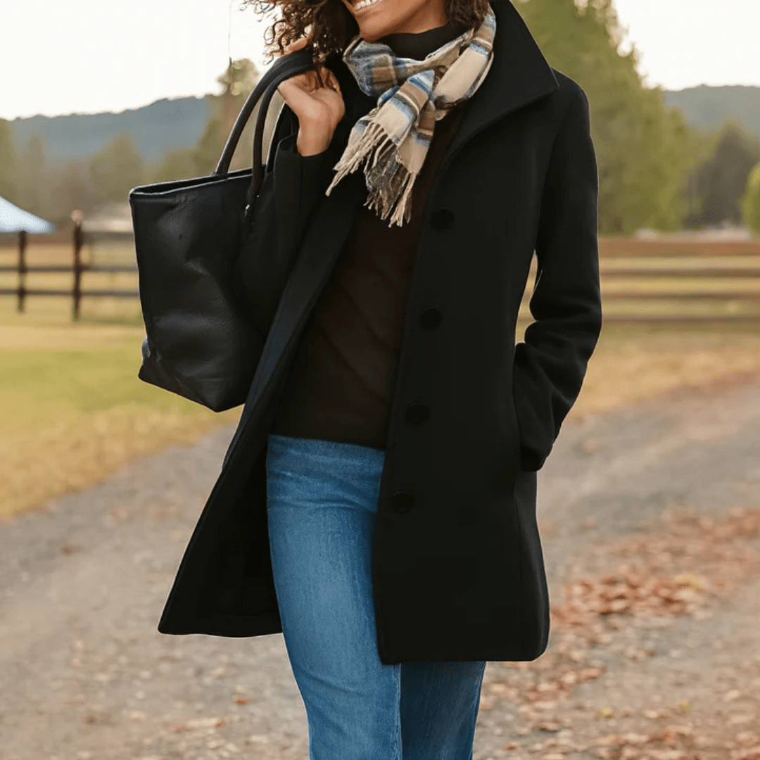 Miss | Blazer Dames Herfst/Winter Straight - Geweven Stof - Miss Madera MIS-I40KRO