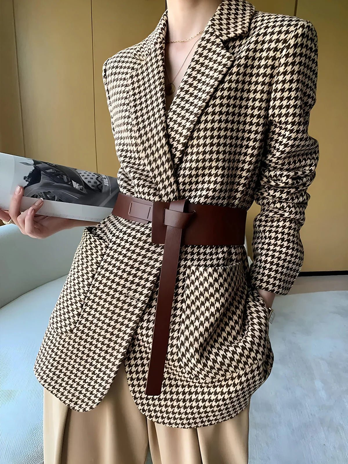 Miss | Blazer Dames Modern - Polyester - Miss Madera MIS-BF8DD4