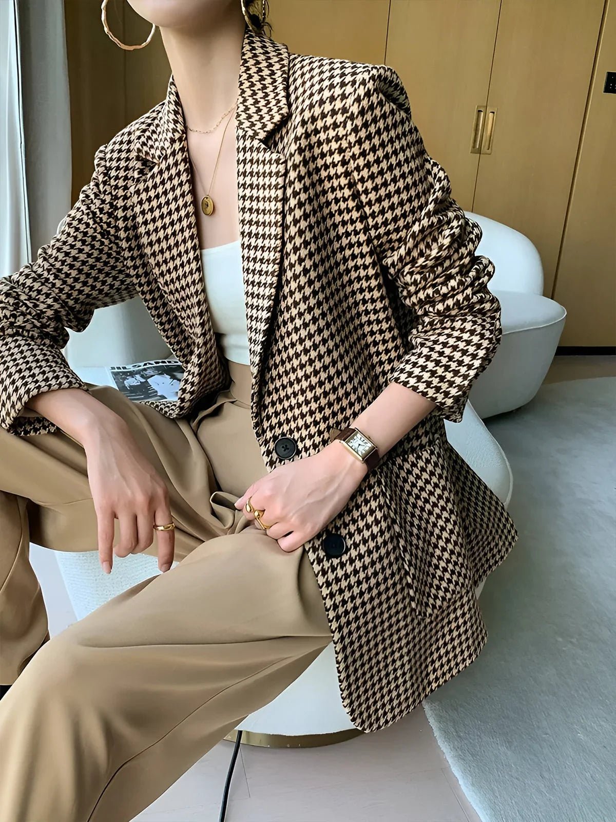 Miss | Blazer Dames Modern - Polyester - Miss Madera MIS-BF8DD4
