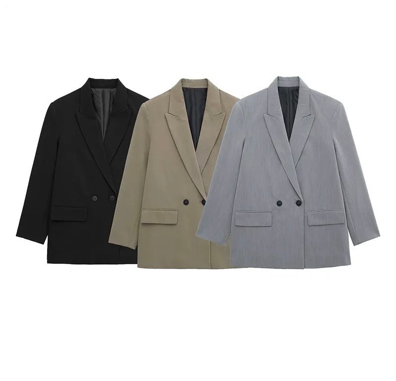 Miss | Blazer Dames Oversized Lapel - Polyester - Miss Madera MIS-JRXLNR