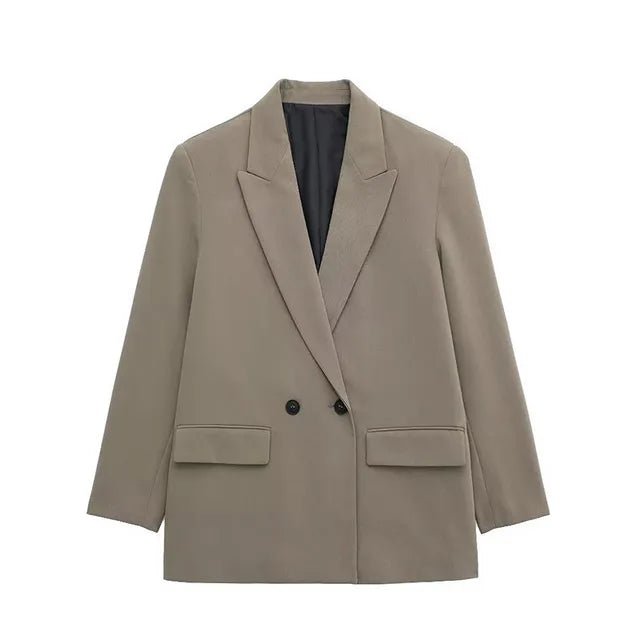 Miss | Blazer Dames Oversized Lapel - Polyester - Miss Madera MIS-JRXLNR