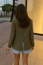 Miss | Blazer Dames Oversized Lapel - Polyester - Miss Madera MIS-JRXLNR