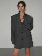 Miss | Blazer Dames Oversized - Polyester - Miss Madera
