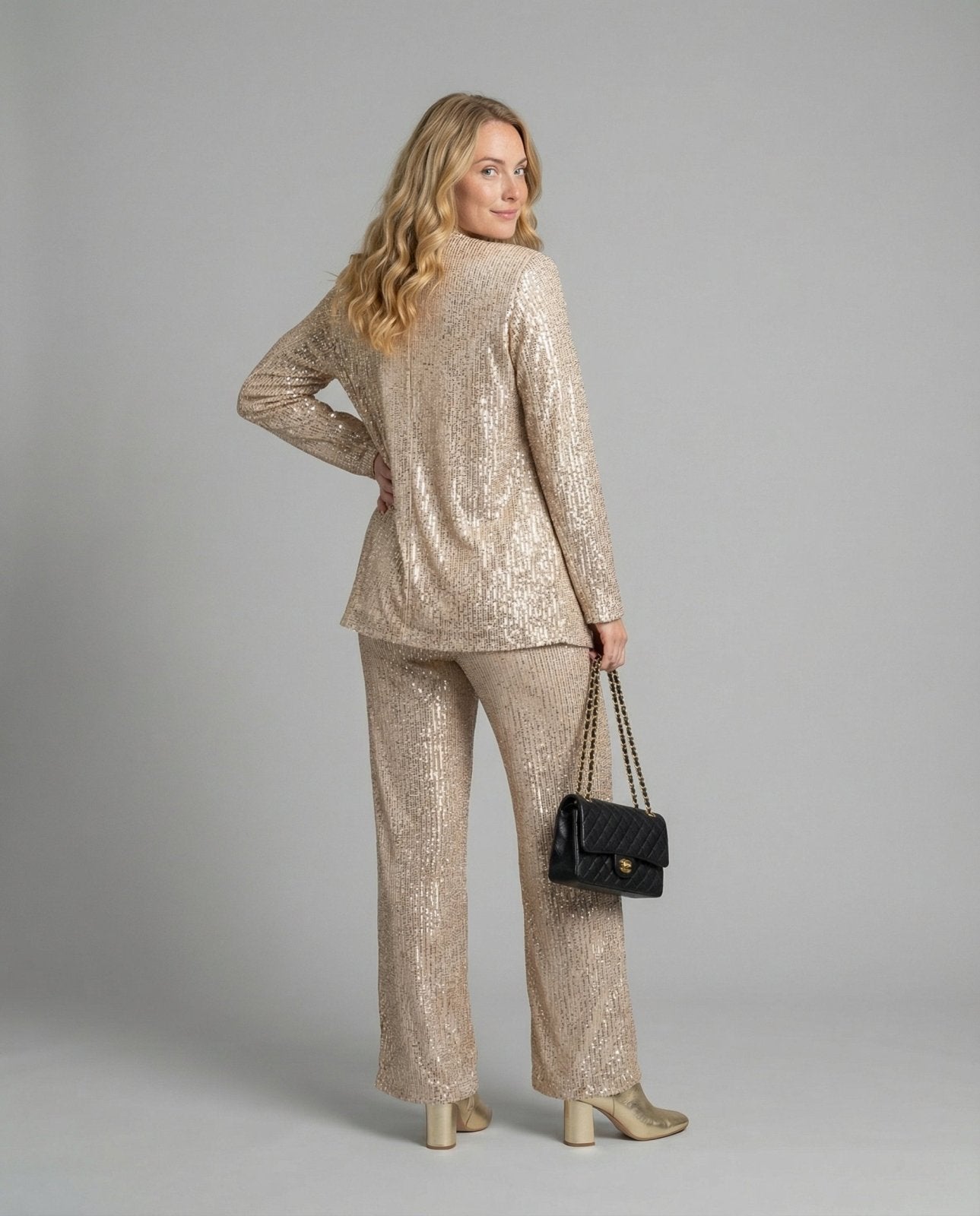 Miss | Blazer Dames Pailletten Loose Fit Avond - Polyester - Miss Madera MIS-OGQ9NW