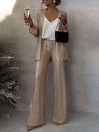 Miss | Blazer Dames Pailletten Loose Fit Avond - Polyester - Miss Madera MIS-8YYWSL