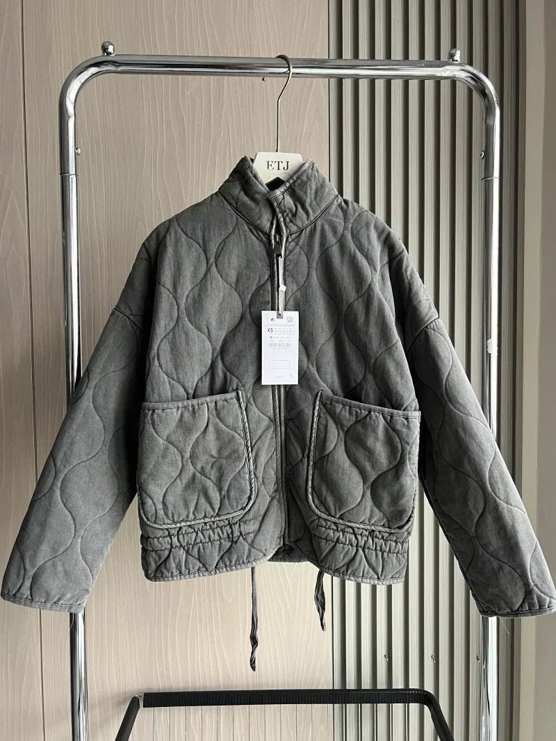 Miss | Blazer Dames Rechte Pasvorm Lang Gewatteerd - Synthetisch - Miss Madera MIS-K1G33V