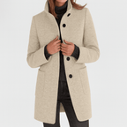 Miss | Blazer Dames Winter Getailleerd Staande Kraag - Wolmix - Miss Madera MIS-JBVSDW