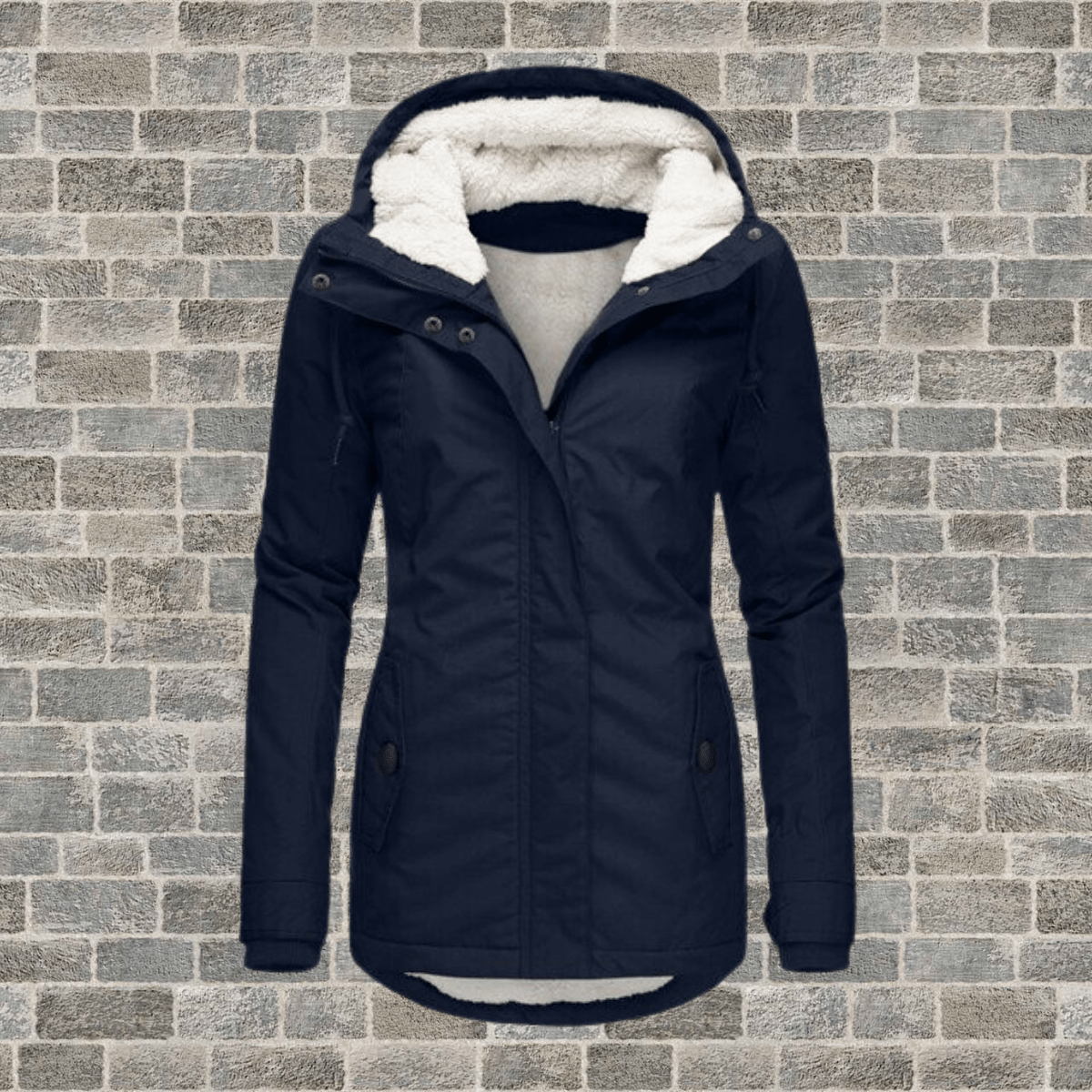 Miss | Blazer Dames Winter Gevoerd met Capuchon - Polyester - Miss Madera MIS-691MNR