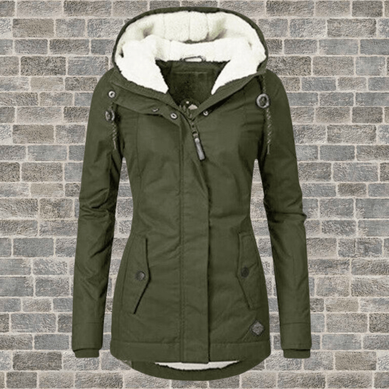 Miss | Blazer Dames Winter Gevoerd met Capuchon - Polyester - Miss Madera MIS-5GD9OC