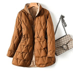Miss | Blazer Dames Winter Midi Loose Fit - Nylon - Miss Madera MIS-D14W7X