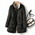 Miss | Blazer Dames Winter Midi Loose Fit - Nylon - Miss Madera MIS-D14W7X