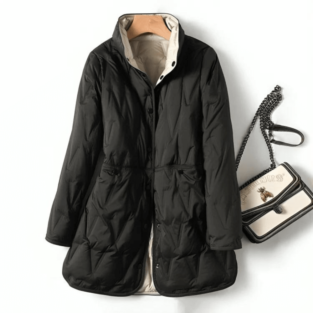 Miss | Blazer Dames Winter Midi Loose Fit - Nylon - Miss Madera MIS-D14W7X