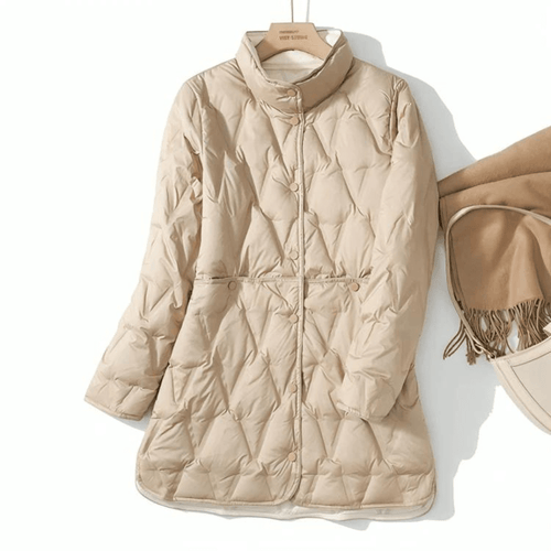 Miss | Blazer Dames Winter Midi Loose Fit - Nylon - Miss Madera MIS-LNHX5U