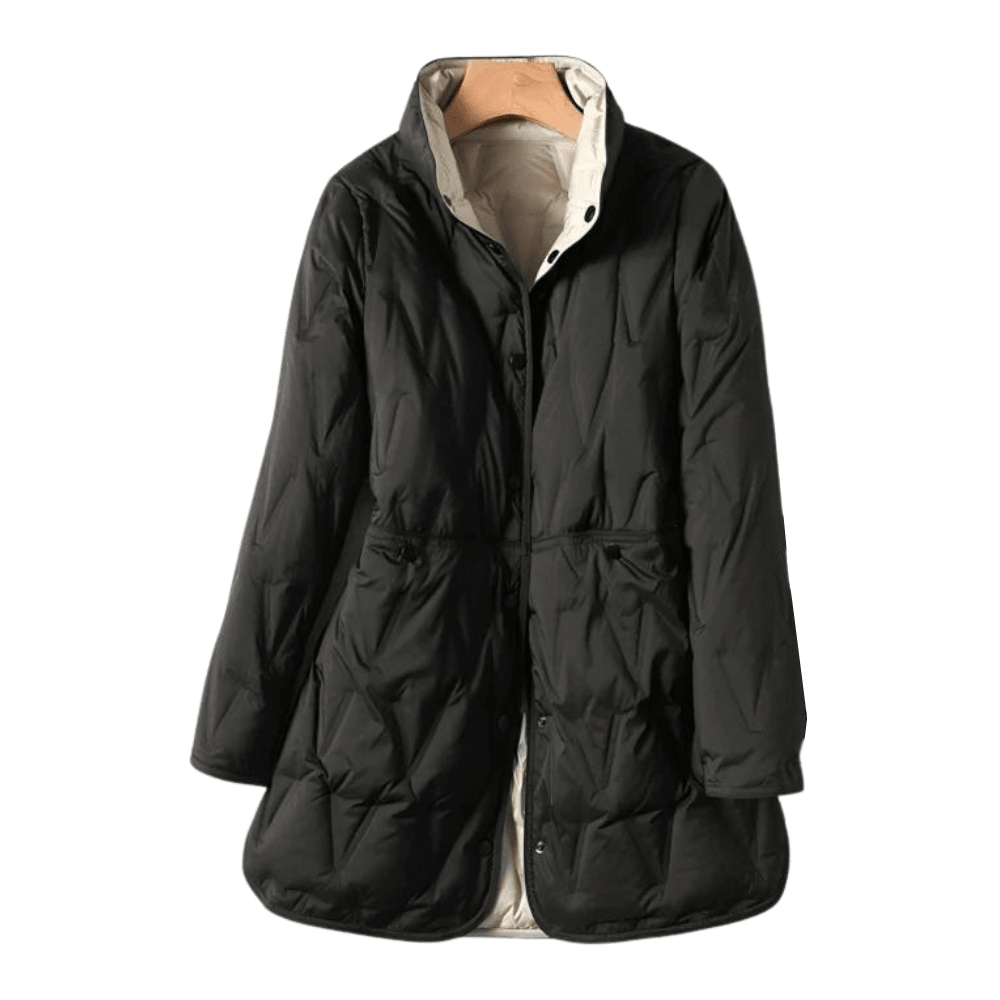Miss | Blazer Dames Winter Midi Loose Fit - Nylon - Miss Madera MIS-JL73W5