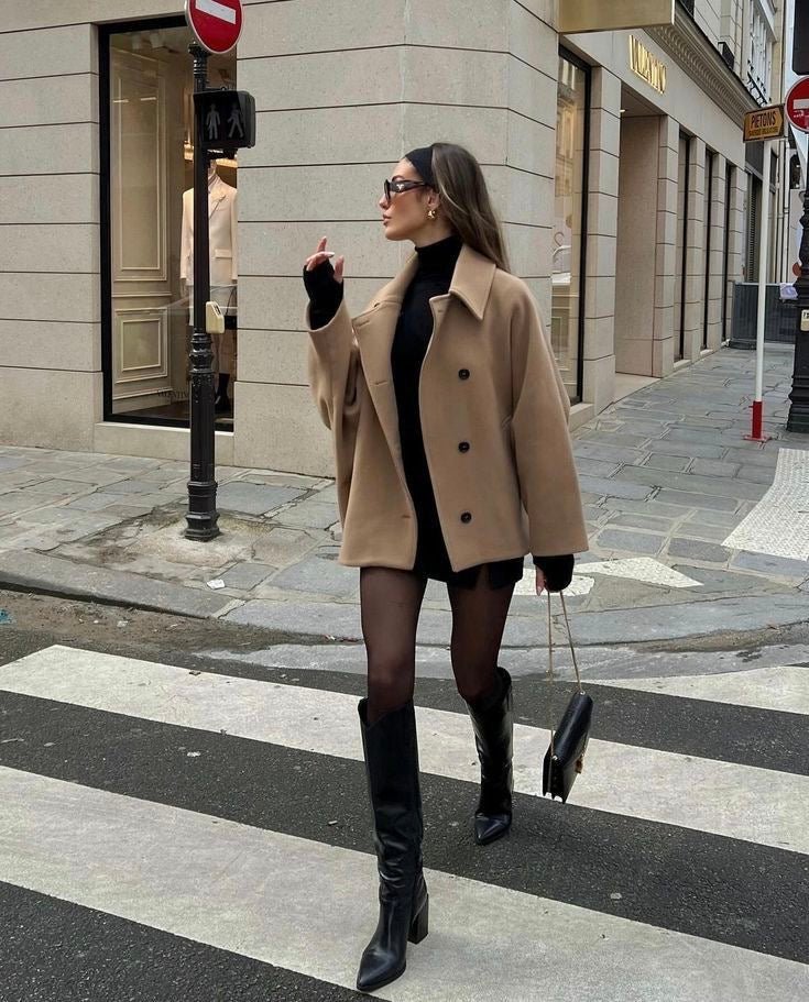 Miss | Blazer Dames Winter Oversize - Wol - Miss Madera MIS-BXJGY1