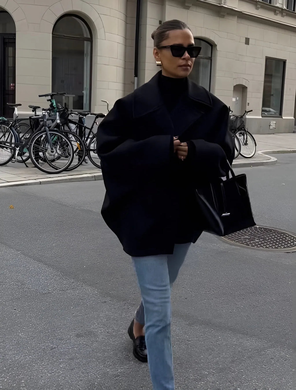 Miss | Blazer Dames Winter Oversize - Wol - Miss Madera MIS-BXJGY1