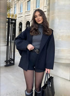 Miss | Blazer Dames Winter Oversize - Wol - Miss Madera MIS-BXJGY1