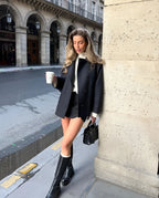 Miss | Blazer Dames Winter Oversize - Wol - Miss Madera MIS-BXJGY1